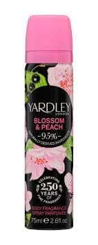 Image of Tropical Gold Yardley Of London Blossom & Peach Body Spray 75ml – Compatible with Yardley of London Fragrances