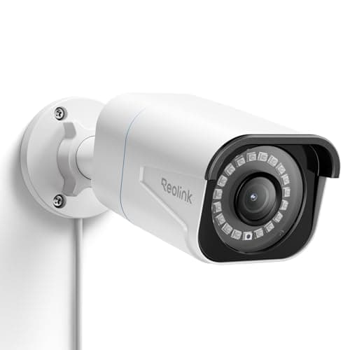 Image of Reolink 4K PoE CCTV Security Camera with Smart Human/Vehicle Detection, IR Night Vision, IP66 Weatherproof Supports Audio Recording, microSD Card Slot, Time Lapse, RLC-810A