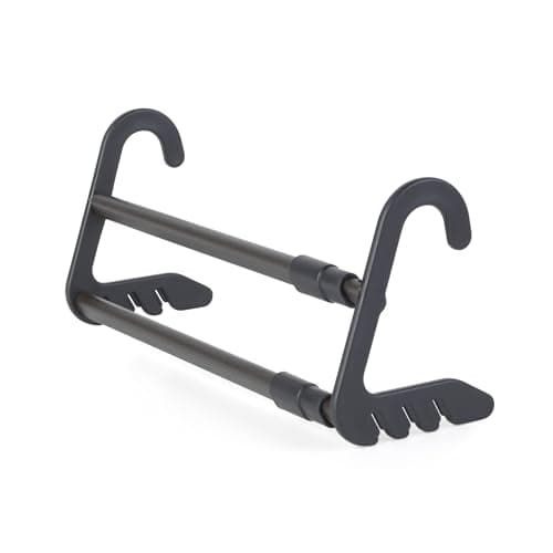 Image of Beldray Over Radiator Airer Set – Pack of 2 Drying Racks, Handy Clips for Socks & Underwear, Extendable to 46cm, 1kg Capacity Per Rack, Ideal for Towels, Easy Assemble, Lightweight, Balcony Drying
