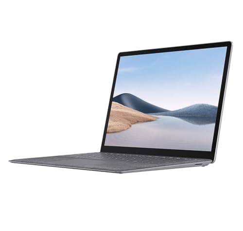 Image of Microsoft Surface Laptop 4 Super-Thin 13.5 Inch Touchscreen Laptop (Platinum) – Intel Core i5, 8GB RAM, 256GB SSD, Windows 11, 2022 Model (Renewed)