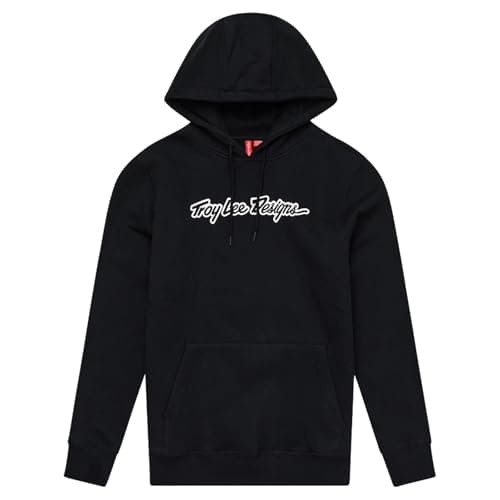 Image of Troy Lee Designs Pullover Hoodie; Signature Black LG