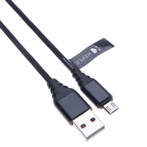 Image of Micro USB Cable Fast Charging Android Charger Quick Charge Nylon Braided Compatible with LG V10, G Pro 2 G Flex 2, G2 G3 G4 G Pad, Q6, K7 K8 K10 2017, Nexus 4 Nexus 5 Smartphone USB B (1m / 3.3ft)