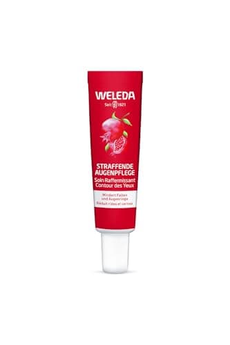 Image of Weleda Firming Eye Cream with Pomegranate & Maca Peptides, Diminishes Dark Circles & Puffiness, Reduces Lines & Wrinkles, Fragrance Free, Vegan, 12ml