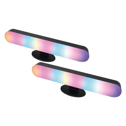 Image of RED5 Colour Changing Sound Reactive RGB LED Duo Light Bars with Remote Control