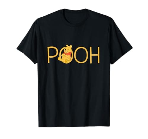 Image of Disney Winnie the Pooh Classic Lettering T-Shirt