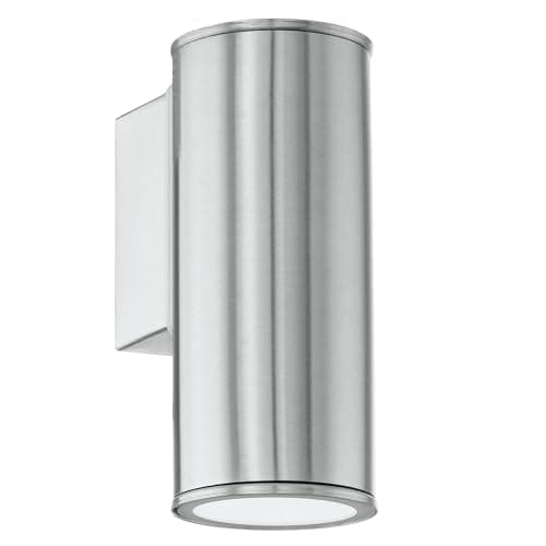 Image of EGLO 94106 GU10-LED Stainless Steel Outdoor Wall Light RIGA, 94106