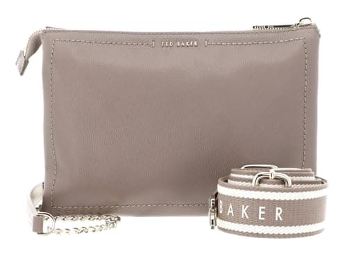 Image of Ted Baker cross body bag shoulder bag Larinda Webbing Leather Crossbody Bag Taupe