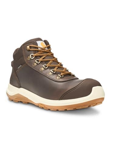 Image of Carhartt Men's Wylie Rugged Flex™ Waterproof S3 Safety Boot, Dark Brown, 41