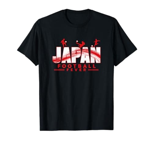 Image of Japan Football Fever 2026 Design Soccer Fans Team T-Shirt