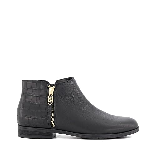 Image of Dune London Ladies Pond Casual Ankle Boots Size UK 3 Black