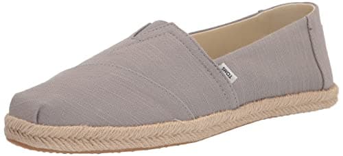 Image of TOMS Women's Alpargata Rope Loafer Flat, Medium Grey, 7.5 UK