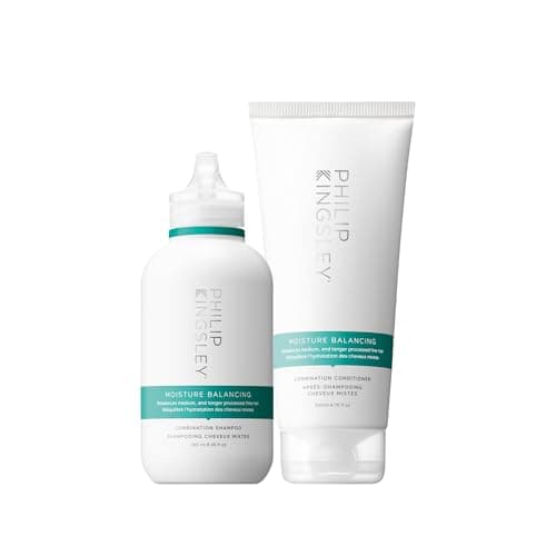 Image of Philip Kingsley | Moisture Balancing Shampoo and Conditioner Set |Moisturising and Hydrating Duo for Dry, Damaged Hair | Nourishes, Smooths and Adds Shine to Hair | 250ml and 200ml