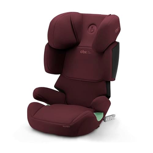 Image of CBX by CYBEX Solution Xi-Fix Plus child car seat, for cars with ISOFIX, for children aged approx. 3 - 12 years (100 - 150 cm), approx. 15-50 kg, Red