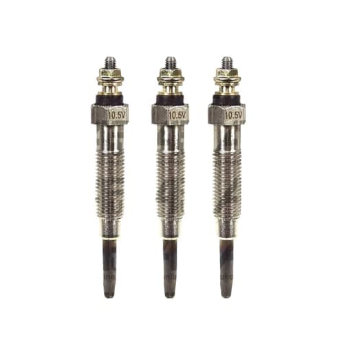 Image of 3 Heater Glow Plug 10.5V replacement Champion CH144 NGK 6528 Y-114T Y110 Tractor