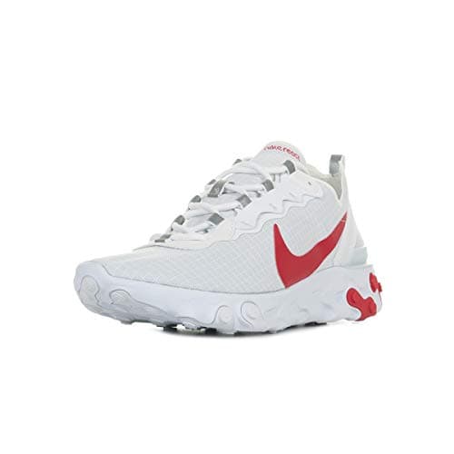 Image of Nike Nike React Element 55 Se Su19, Men's Track & Field Shoes, White (White/University Red 102), 11 UK (46 EU)