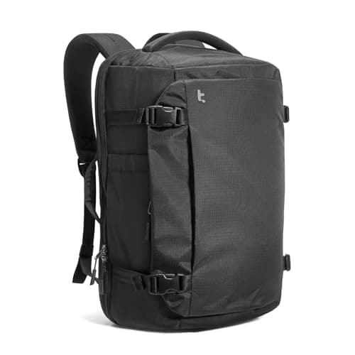 Image of tomtoc Travel Backpack 28L, TSA Friendly Flight Approved Carry-on Luggage Hand Water-resistant Lightweight Business Rucksack, Durable Bag Fits 16 Inch Laptop