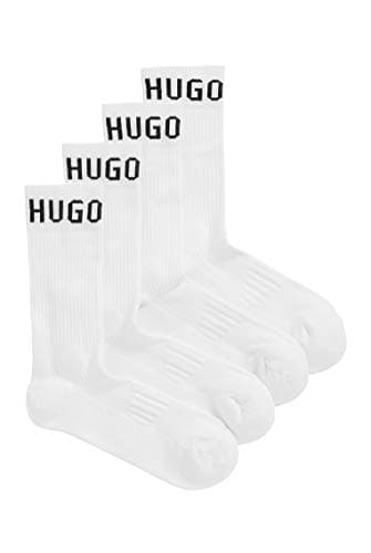 Image of BOSS Men's 2P RS Sport CC Socks, New-White100, 43-46 (Pack of 2)