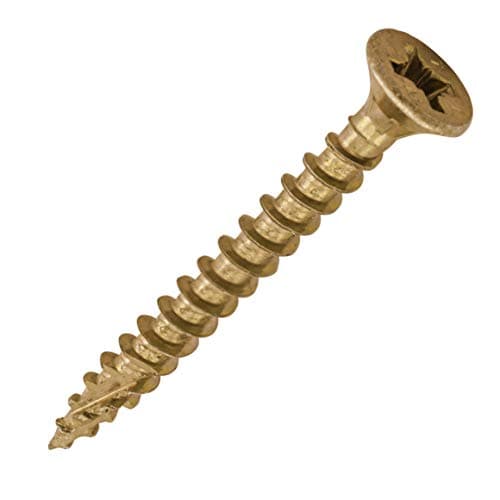 Image of TIMCO C2 Strong-Fix Multi-Purpose Premium Countersunk Gold Woodscrews - 4.0 x 35 - Box of 200