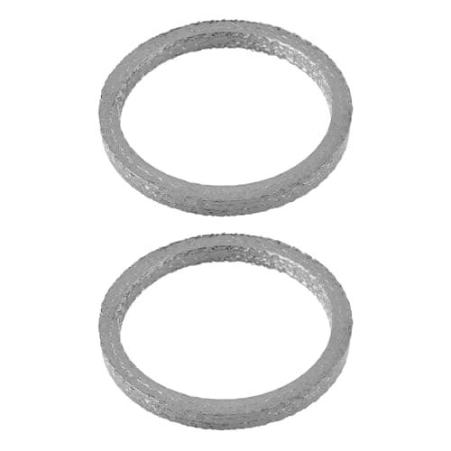 Image of SG Store 1 Pair Motorcycle Exhaust Port Gaskets Thick Tapered Exhaust Gaskets 65324-83A 17048-98 65324-83B 65834-98-X2 Compatible with Ha-rley Davidson (1984-Up) 50x42x4.5mm