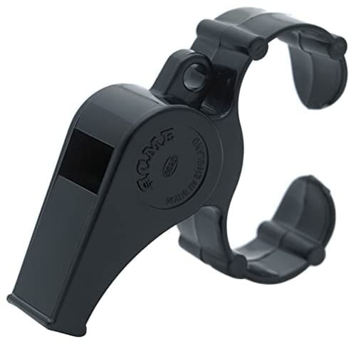 Image of 2022 Acme Thunderer Black Plastic Finger Whistle