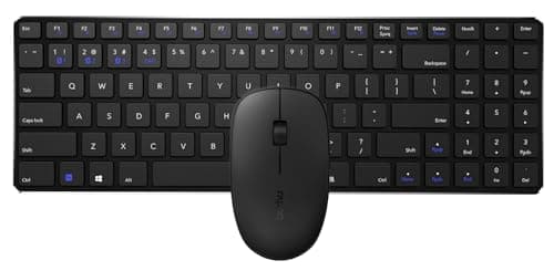 Image of Rapoo Keyboard + Mouse Set 9300M Wireless Black