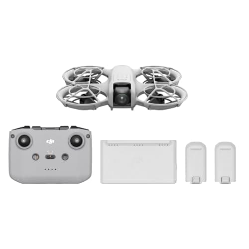 Image of DJI Neo Fly More Combo, Mini Drone with 4K UHD Camera for Adults, 135g Self Flying Drone that Follows You, Palm Takeoff, Subject Tracking, QuickShots, Stabilized Video, with RC-N3 and 3 Batteries