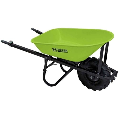 Image of Zipper EWB200S Electric Wheel Barrow 24v 280w Motor - 100ltr 260kg 8hr Run Time