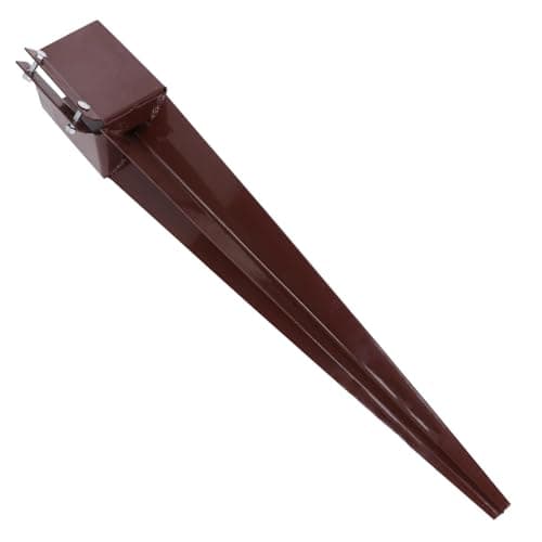 Image of Fence Post Holder Support Drive In Spike 100mm x 100mm x 750mm Garden