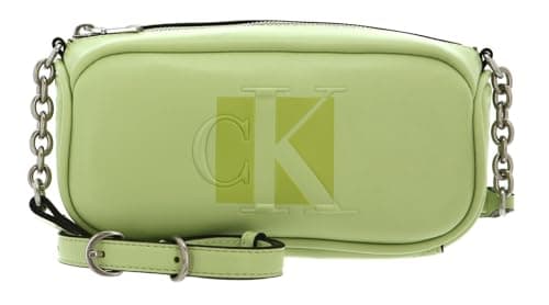 Image of Calvin Klein cross body bag CKJ Sculpted EW Camera Bag 20 Chain Exotic Mint light green