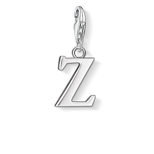 Image of Thomas Sabo Women Charm Pendant Letter A-Z Charm Club Silver 925 Sterling Silver, Letter Z