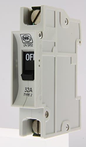 Image of MK 32 AMP TYPE 2 M6 LN 5932 MCB Circuit Breaker SINGLE POLE