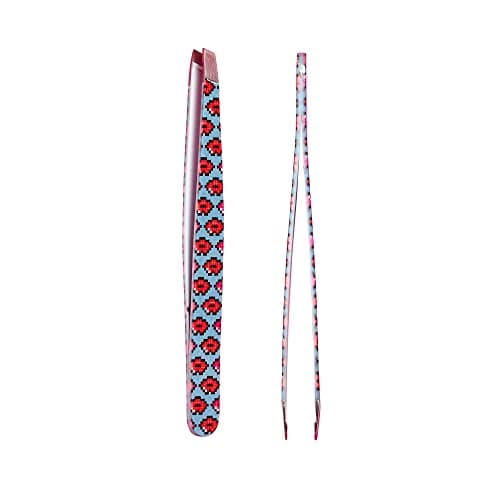 Image of 3INA Makeup - The Pixel Tweezers - Multicolor - Tweezers - Stainless Steel Tip - Precise Point Tip - Brow Perfection - Easy to Use and Clean - Travel Size - Vegan - Cruelty Free