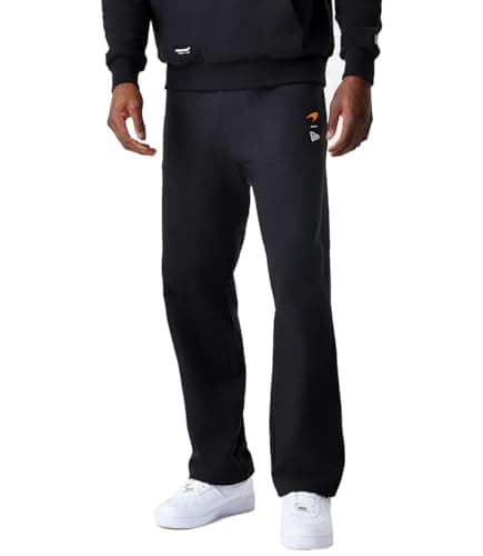 Image of New Era McLaren Racing Woven Black Joggers (UK, Alpha, XL, Regular, Regular)