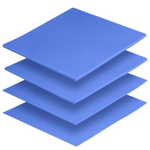 Image of Aairhut Thermal Pad 6W/mK 4 Pack, 100x100mm 0.5mm 1mm 1.5mm 2mm Silicone Cooling Pad GPU Non Conductive Heat Resistance Extreme Odyssey Cover for Laptop Heatsink/CPU/GPU/SSD/IC/LED Cooler