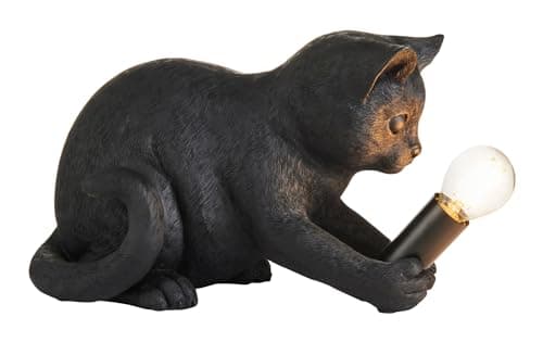 Image of ENDON 107390 Kitten Table Light, Matt Black