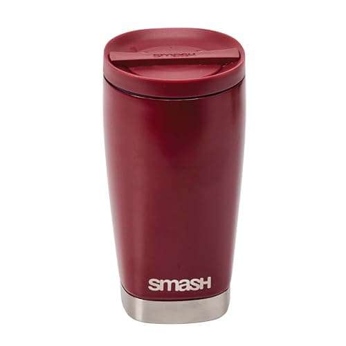 Image of Smash Stainless Steel Twist & Lock Travel Coffee Mug 355ml/ 12 fl oz Merlot