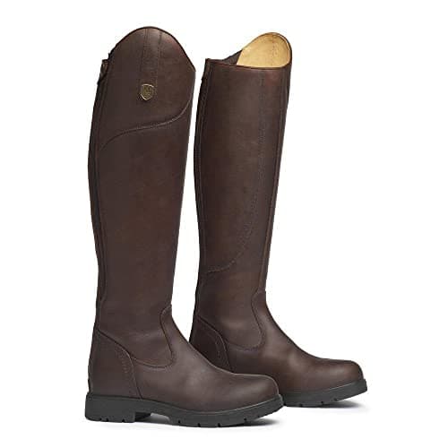 Image of Mountain Horse Womens Wild River Long Riding Boots - Brown - Waterproof Sprayproof Footwear Calf Size - Regular/Regular, Footwear Size - 37