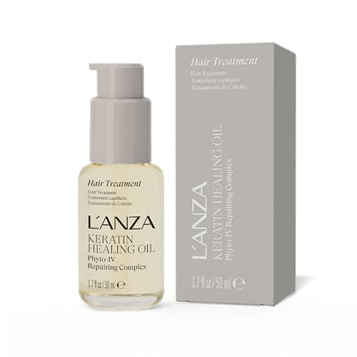 Image of L'ANZA Keratin Healing Oil Treatment - Restores, Revives, and Nourishes Dry Damaged Hair & Scalp, With Restorative Phyto IV Complex, Protein, and UV Protection (50ml)