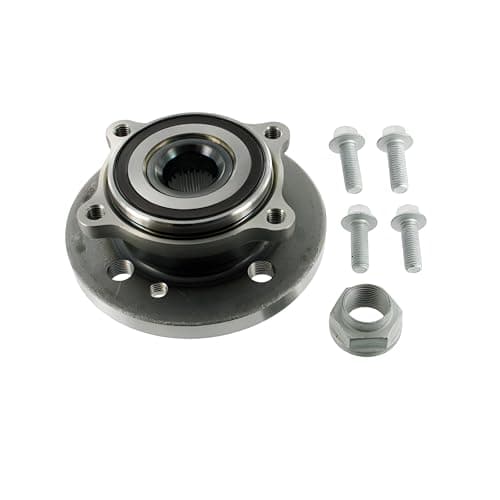 Image of SKF Wheel Bearing Kit With Integrated ABS Sensor VKBA 6634 Position Front Axle Height 103 mm Length 151 mm Width 154 mm - OE Quality