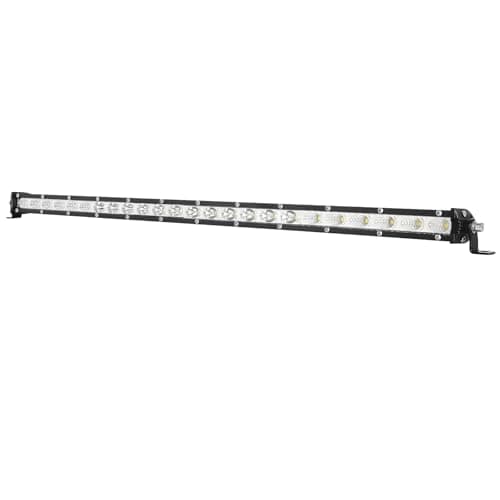 Image of PICAA 25 Inch 120W Led Light Bar 4x4, Single Row LED Off Road Lamp Flood Spot Combo Beam Universal For 4x4, SUV, Truck, ATV, Tractor 12V 24V