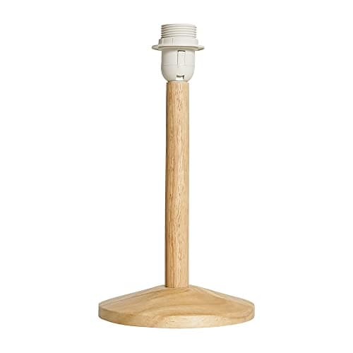 Image of MiniSun | Single Stem Natural Light Wood Table Lamp Base | Table Lamps, Home Décor & Improvement Essential