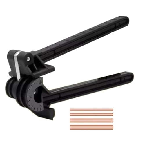 Image of Htuteyy 5/6/8/10mm Combination 4-in-1 Tube Bender Tube Bender Pipe Bending Tool Tubing Bender Brake Line Curving Pliers