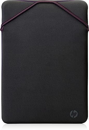 Image of HP 14.1 Inch Grey & Mauve Protective Reversible Laptop Notebook Sleeve Case | Slim | Prevent Scratching | Zip-Free | Compatible With laptops Up To 15.6 Inch Including MacBook, HP Pavilion, Chromebook