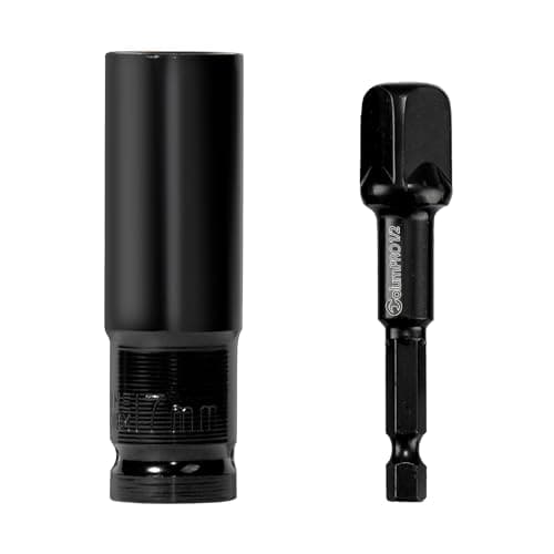 Image of ColumPRO 1/2'' Impact Drive Socket Sets, 17mm 6-Point Impact Socket and 1/2'' Hex Shank Impact Adapter