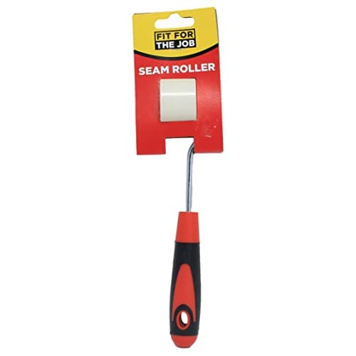 Image of Fit For The Job Wallpaper Seam Roller for Smoothing and Pressing Wallpaper Edges Together with Ergonomic Easy Grip Handle and Soft Grip for Comfortable Working