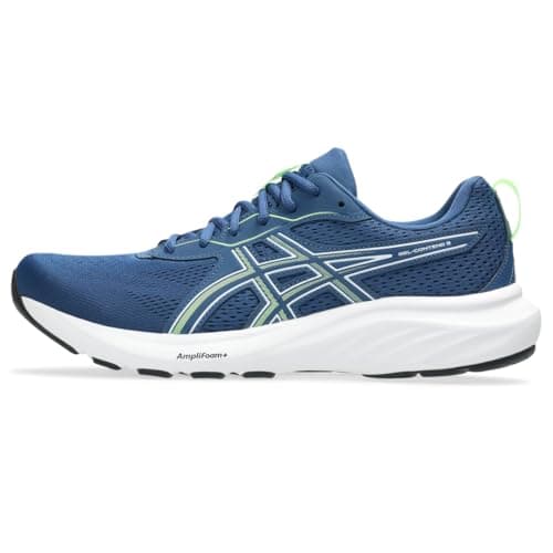 Image of ASICS Men's Gel-Contend 9 Running Shoes, Twilight Blue/Illuminate Green, 9