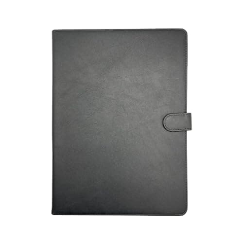 Image of Groov-e Universal Folio Case 9-10” Tablets - Compatible with iPad, Fire, Lenovo, Samsung - Black Faux Leather Case with Integrated Stand for 9-10 Inch Tablets