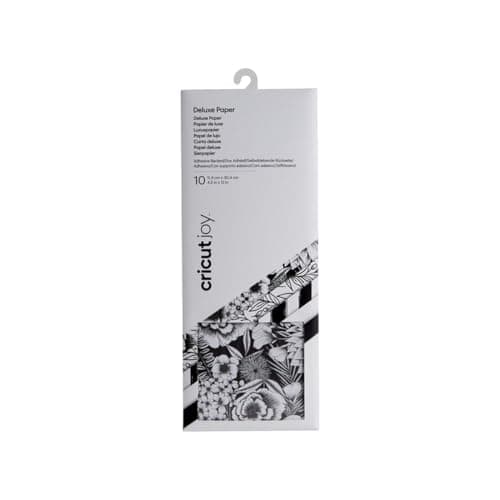 Image of Cricut 2008049 Joy Adhesive-Backed Deluxe Paper, Black and White Botanicals