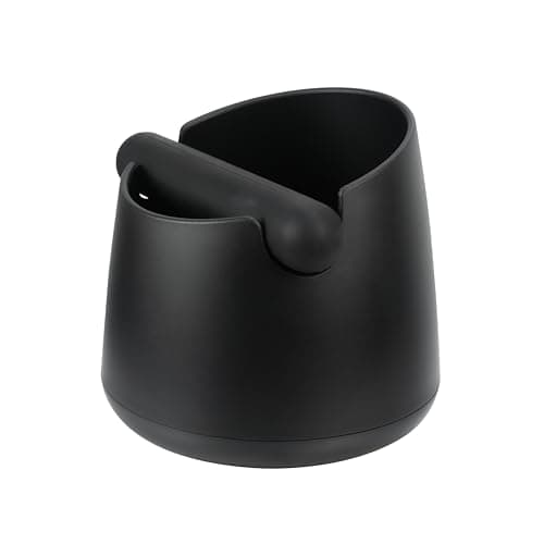 Image of Coffee Knock Box, Coffee Grounds Container, Espresso Grounds Bin Knock Box, Barista Coffee Grind Bin Knock Out Box with Removable Metal Knock Bar & Non-Slip Base, Coffee Machine Accessories