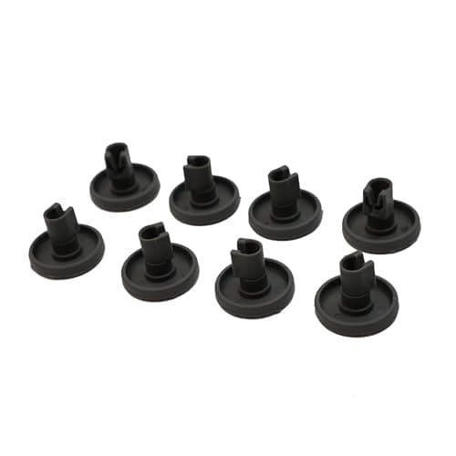 Image of Zanussi Dishwasher Lower Basket Wheel Pack Of 8. Genuine part number 50286965004
